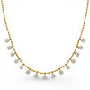 Fiora Lab Grown Diamond Necklace with Pear shape Diamonds - Jewelslane