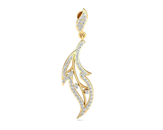 Friya Long Diamond Danglers - Jewelslane