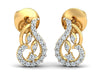 Gail Round Brilliant Diamond Earrings - Jewelslane