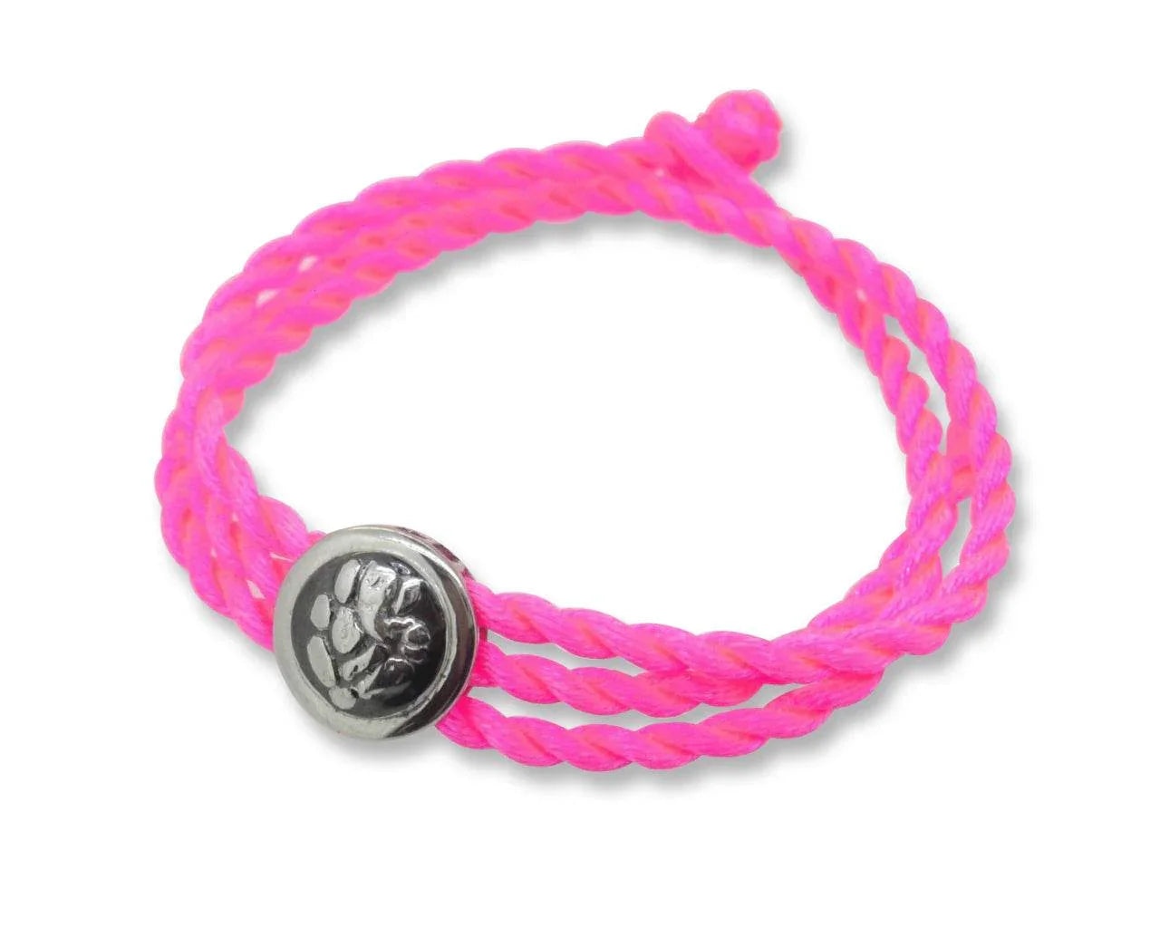 Ganesh Bracelet Cum Pendant in Silver on Size Adjustable Nylon Thread - Jewelslane