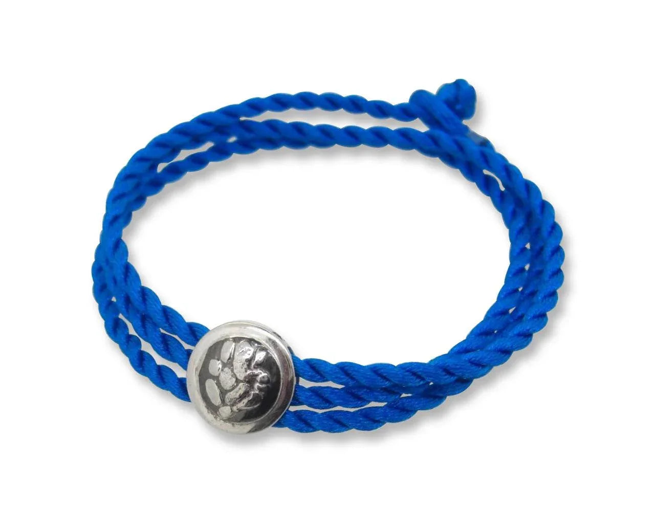 Ganesh Bracelet Cum Pendant in Silver on Size Adjustable Nylon Thread - Jewelslane