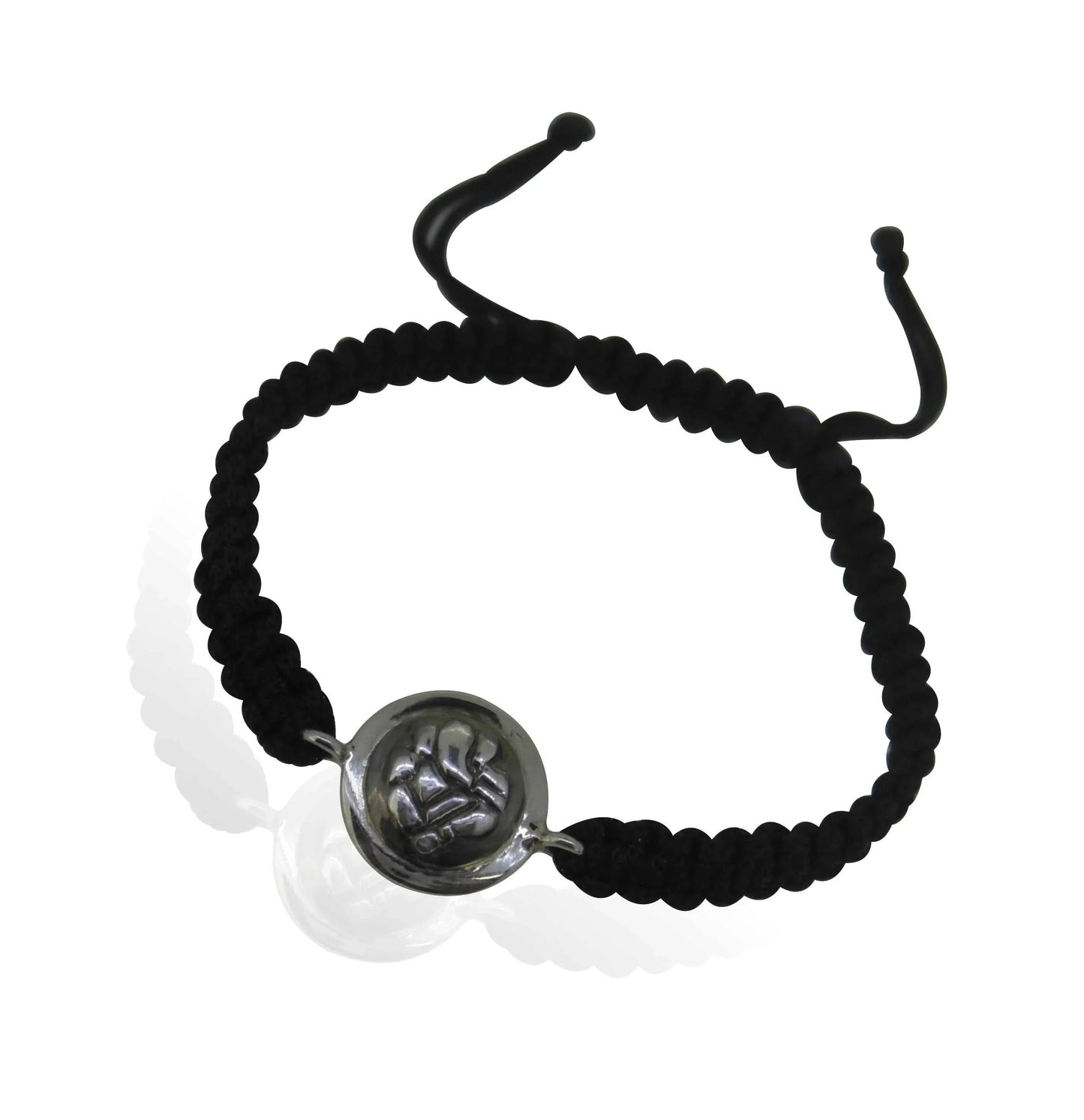 Divine Ganesh Bracelet in Silver - Jewelslane