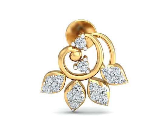 Geet Diamond Eartops - Jewelslane