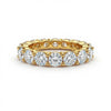 Gema Round Brilliant cut Diamonds Eternity Band - Jewelslane