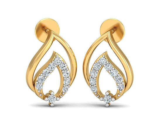 Gila Diamond Earrings in Gold - Jewelslane