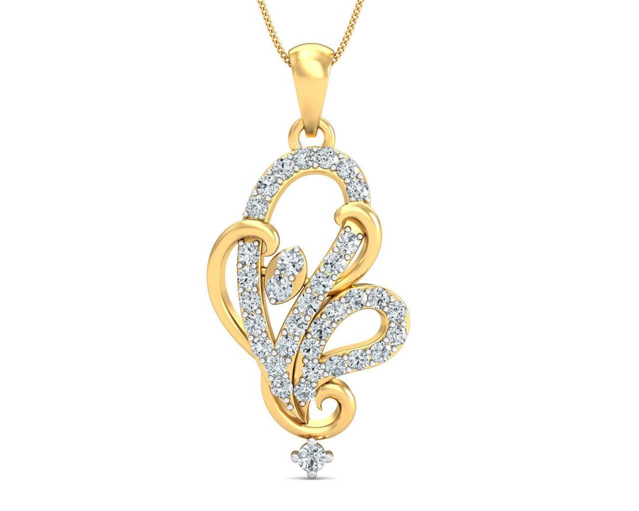 Gina Diamond Pendant - Jewelslane