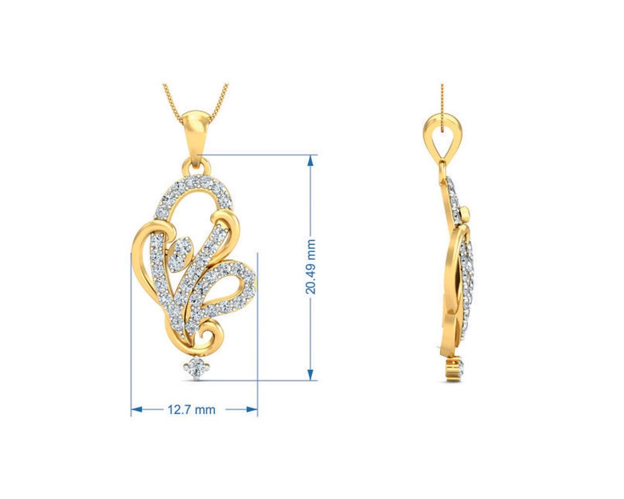 Gina Diamond Pendant - Jewelslane