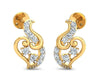 Gini Brilliant Cut Diamond Earrings - Jewelslane