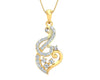 Gini Brilliant Cut Diamond Pendant - Jewelslane