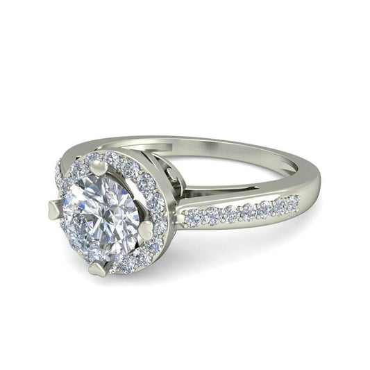 Glory Lab Grown diamond Engagement Ring in Gold - Jewelslane