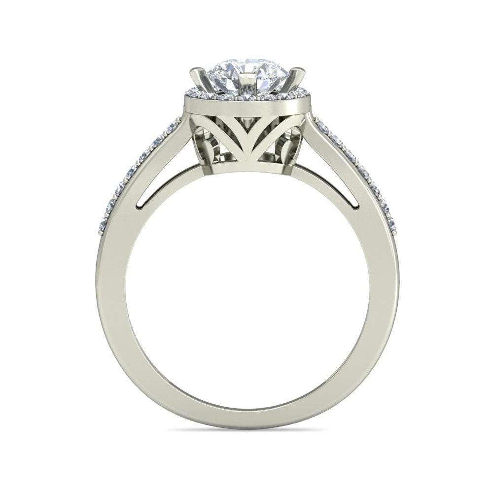 Glory Lab Grown diamond Engagement Ring in Gold - Jewelslane