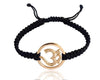 Gold Diamond Om Bracelet - Jewelslane