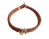 Gold Om Men’s Leather Bracelet - Jewelslane