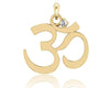 Gold Om Pendant - Jewelslane