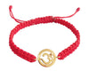 Gold Plated silver Om Rakhi - Jewelslane