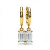 Grisha Emerald Cut Lab grown diamond earrings - Jewelslane