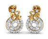 Haida Diamond Earrings In Gold - Jewelslane