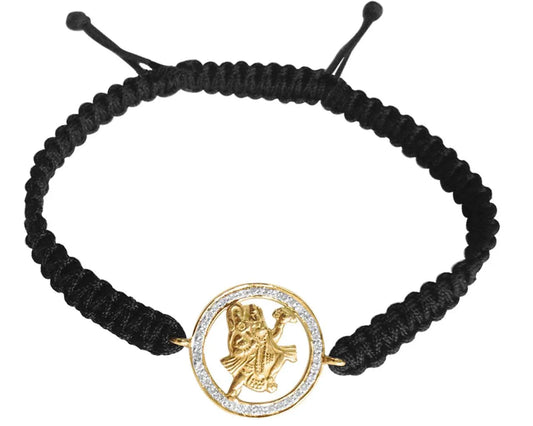 Hanuman Gold Diamond Bracelet - Jewelslane