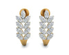 Hayley Diamond Hoop earrings in Gold - Jewelslane