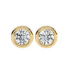 Hazel Lab Grown Diamond Earstud Earring In Gold - Jewelslane