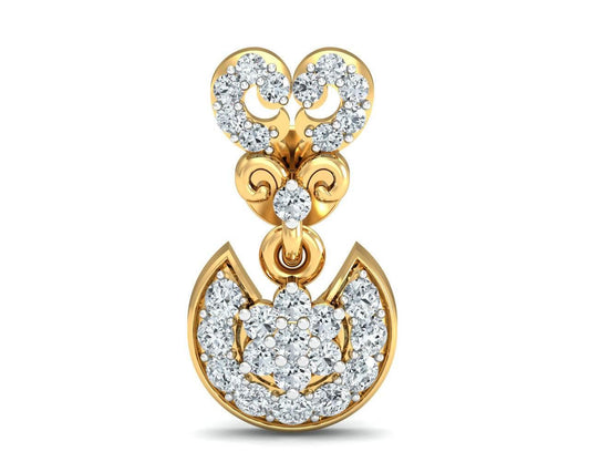 HIen Diamond Earrings in Gold - Jewelslane
