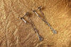 Diamond Trinket on Gold Chain Earrings - Jewelslane