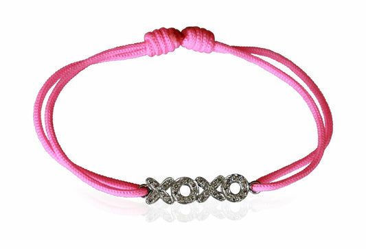 Hugs n Kisses Bracelet with diamonds - Jewelslane