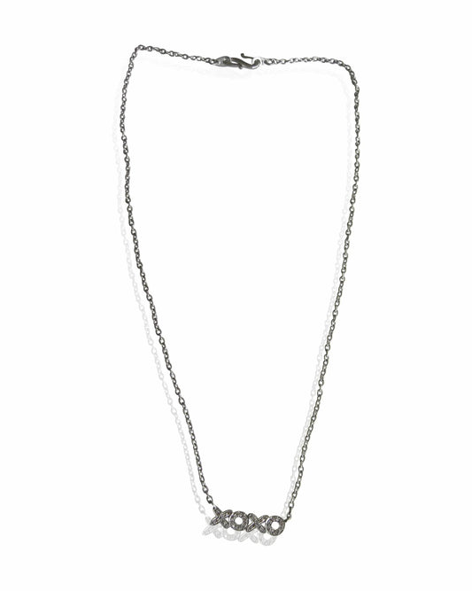 Hugs N Kisses Pendant With Diamonds - Jewelslane