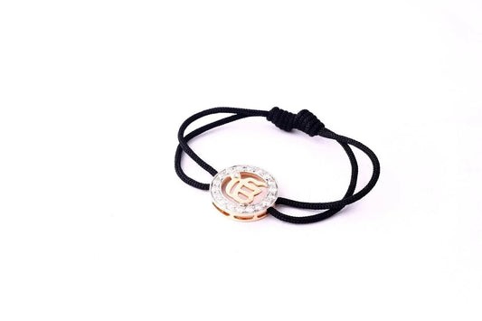 Ik Onkaar Vibrant Diamond Bracelet In Gold - Jewelslane