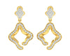 Ilsa Diamond Earrings in Gold - Jewelslane