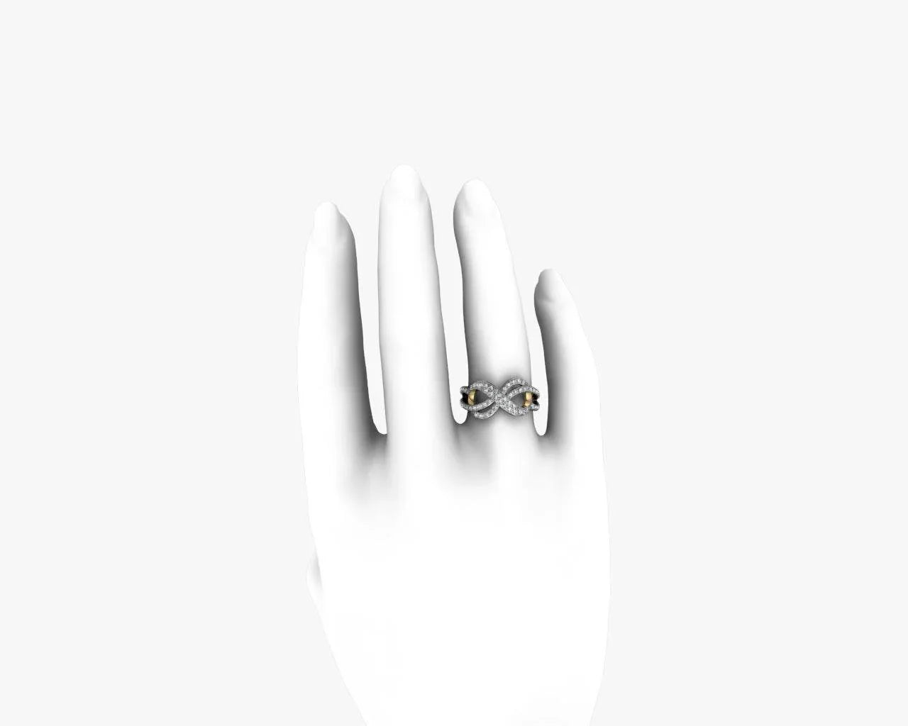 Infinity Diamond Ring - Jewelslane