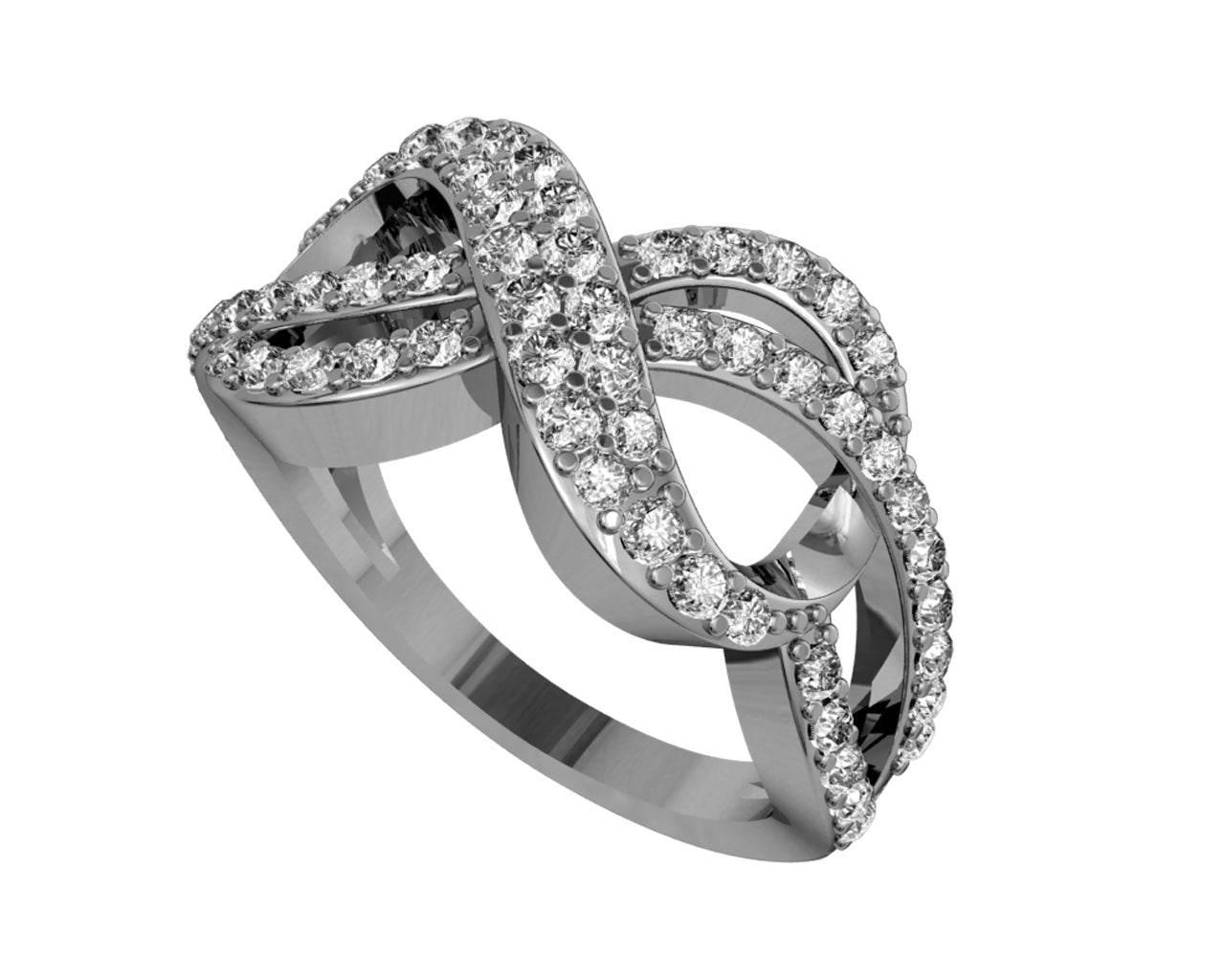 Infinity Diamond Ring - Jewelslane