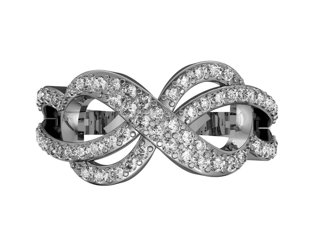 Infinity Diamond Ring - Jewelslane