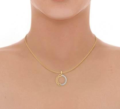 Irene Diamond Pendant in Gold - Jewelslane