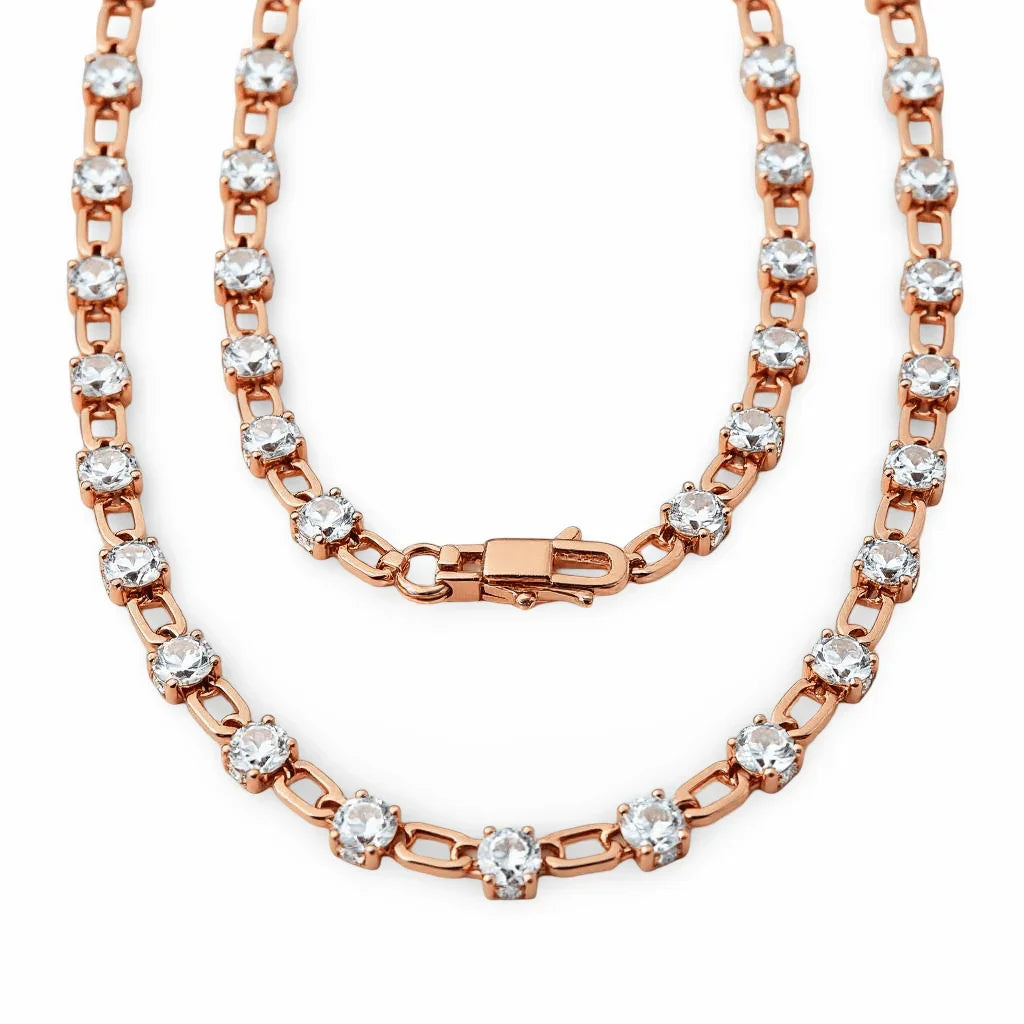 Iva Lab Grown Diamond Solitaire Necklace Chain - Jewelslane