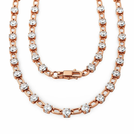 Iva Lab Grown Diamond Solitaire Necklace Chain - Jewelslane