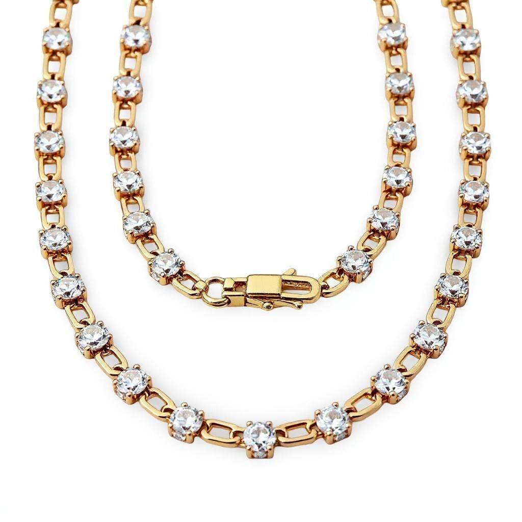 Iva Lab Grown Diamond Solitaire Necklace Chain - Jewelslane