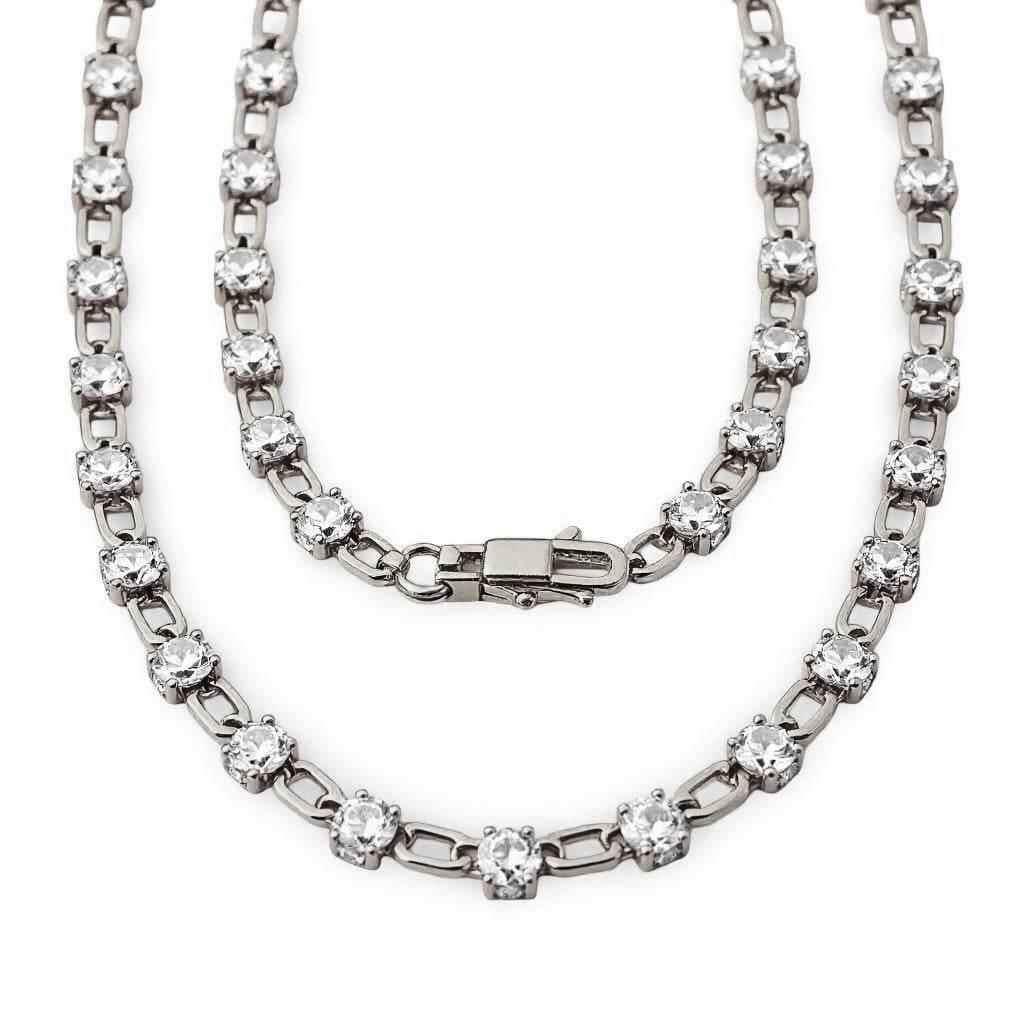 Iva Lab Grown Diamond Solitaire Necklace Chain - Jewelslane