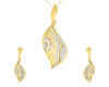 Ivanka Diamond Earrings & Pendant Set - Jewelslane