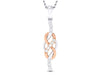 Jansi Diamond Infinity Pendant in gold - Jewelslane