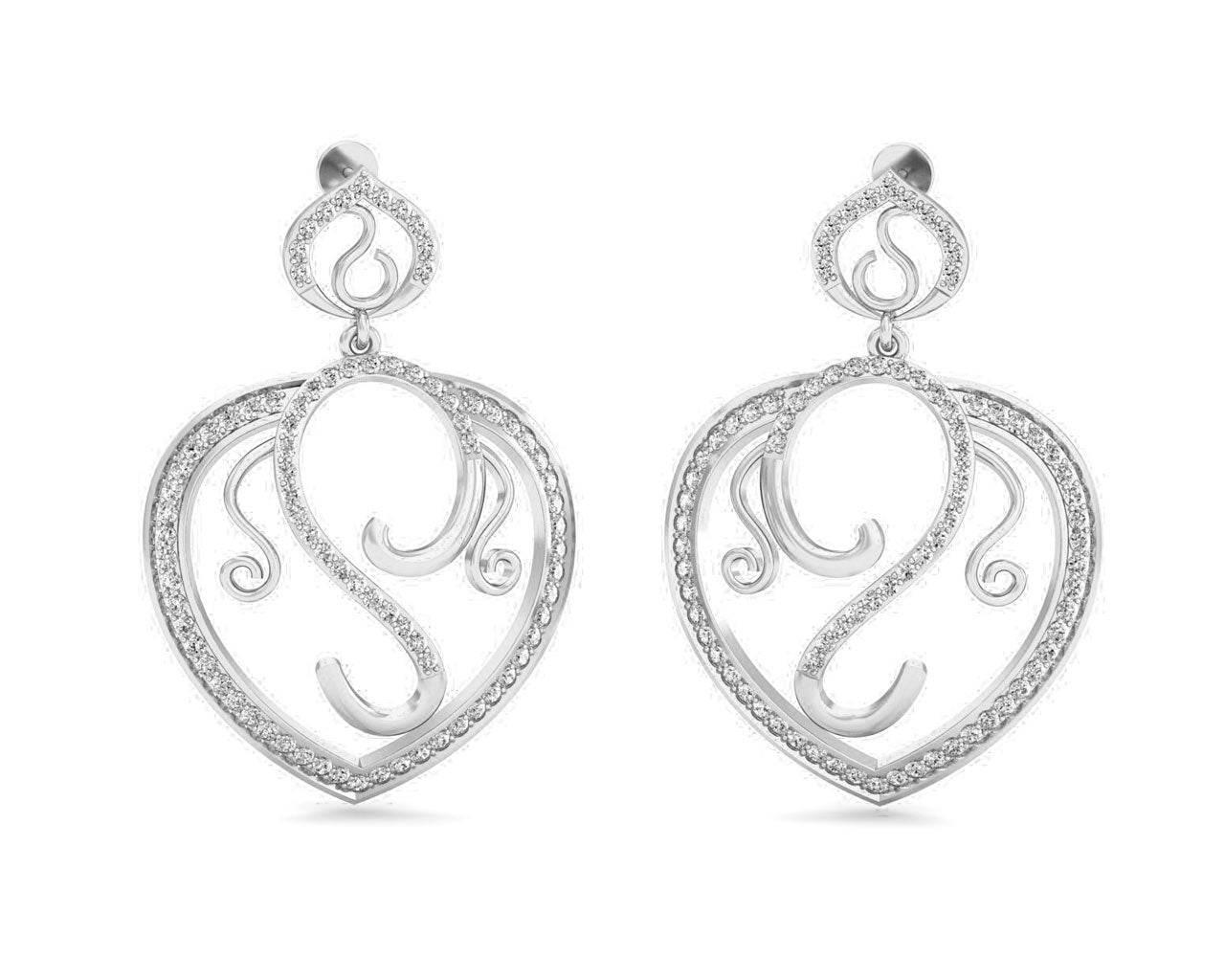 Jarn Gold Diamond Earrings - Jewelslane