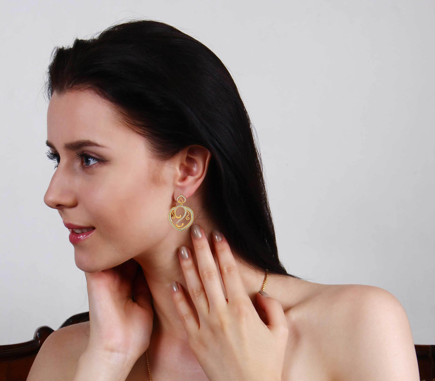 Jarn Gold Diamond Earrings - Jewelslane