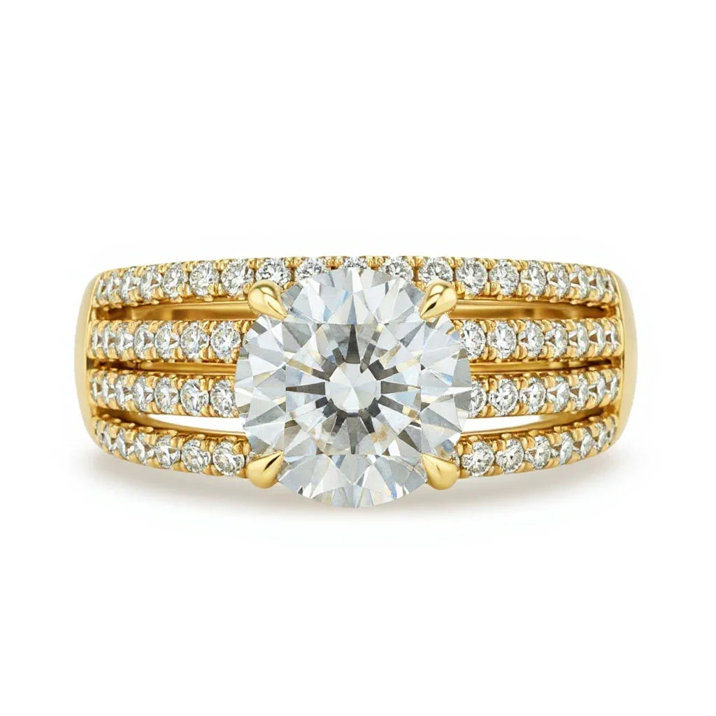 Jean Round Brilliant Lab diamond Ring - Jewelslane