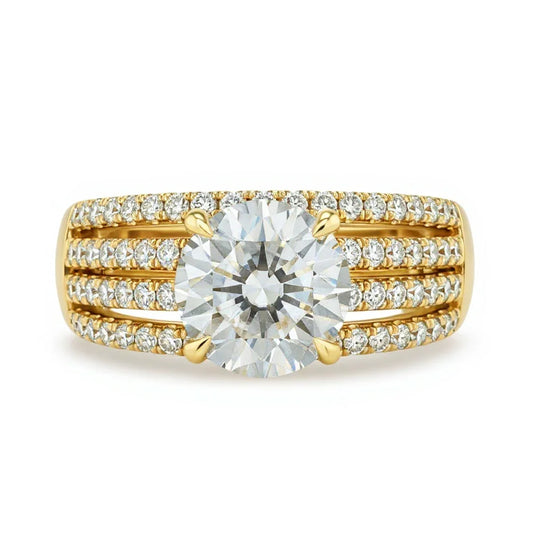 Jean Round Brilliant Lab diamond Ring - Jewelslane