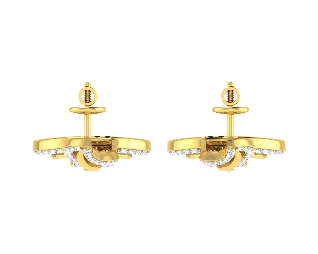 Jena Designer Diamond Earrings - Jewelslane