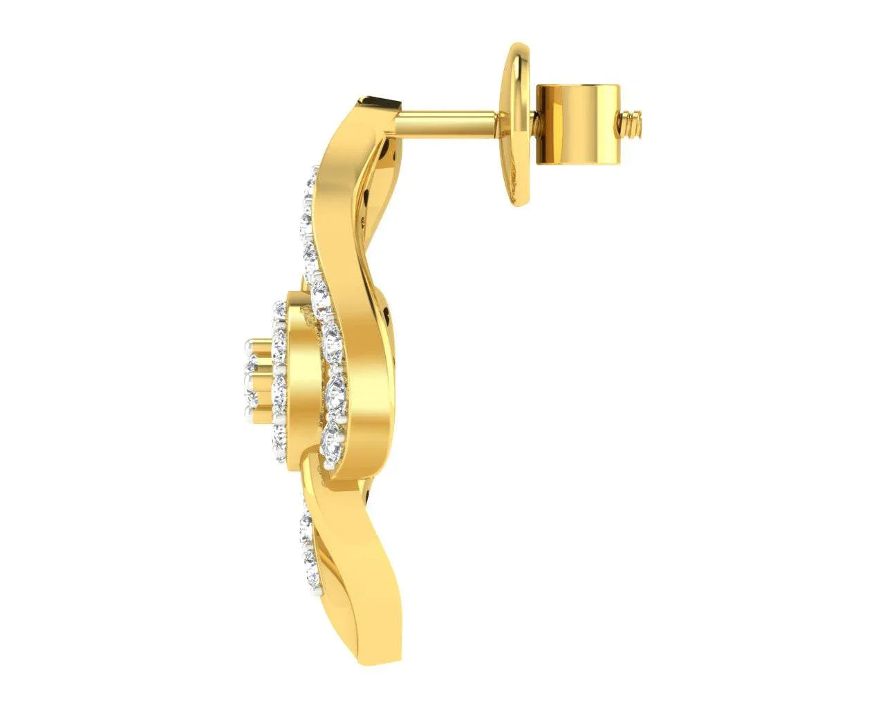 Jia Diamond Earrings - Jewelslane