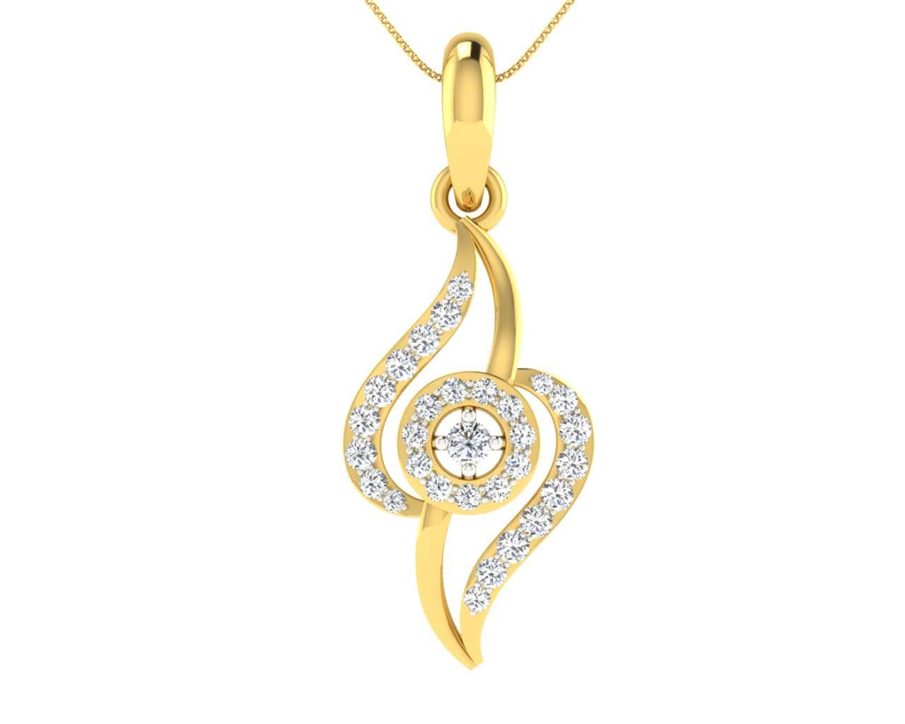 Jia Diamond Pendant - Jewelslane