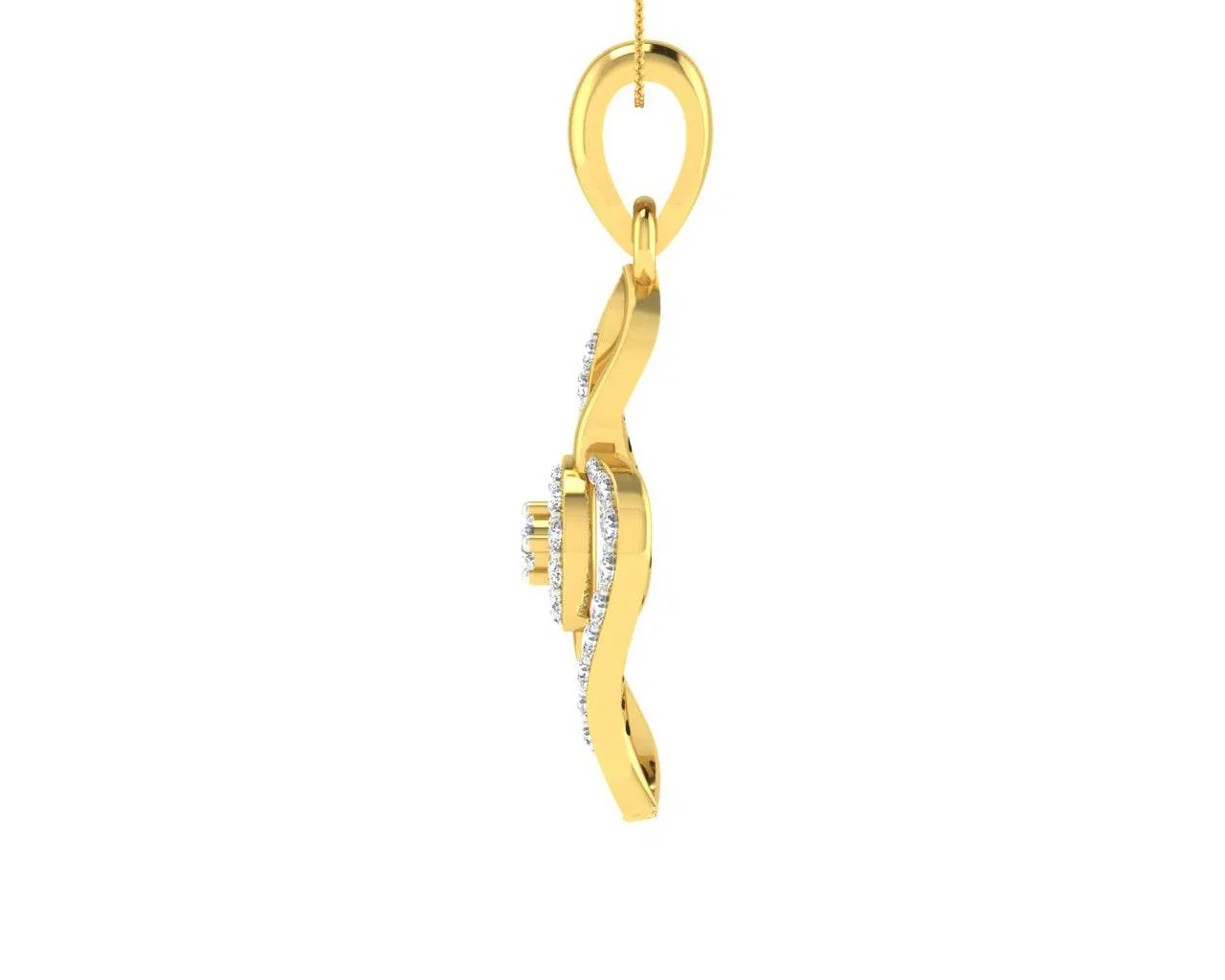 Jia Diamond Pendant - Jewelslane