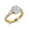 JOice four Carat Oval shape Diamond Ring - Jewelslane