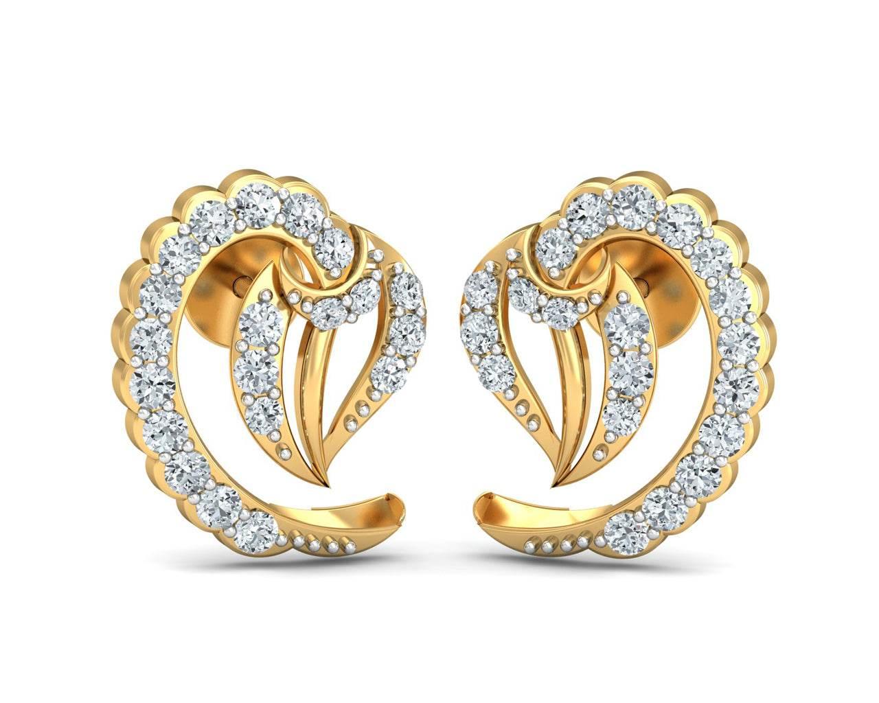 Keva Diamond Earrings - Jewelslane